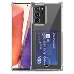Galaxy S25 Ultra Transparant TPU Hoesje Met Pasjesvakje, Ophalen of Verzenden, Nieuw