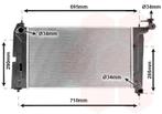 RADIATOR VOOR TOYOTA COROLLA E12 2001-2003 1640021130, Ophalen of Verzenden, Nieuw