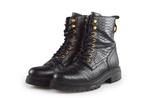 Omoda Veterboots in maat 38 Zwart | 10% extra korting, Verzenden, Zwart, Omoda, Overige typen
