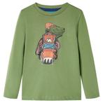 vidaXL Kindershirt met lange mouwen 128 lichtkakikleurig, Kinderen en Baby's, Verzenden, Nieuw