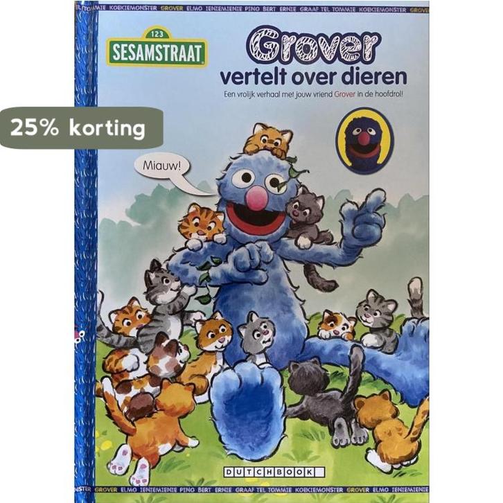 GROVER vertelt over dieren 9789086517381, Boeken, Prentenboeken en Plaatjesalbums, Gelezen, Verzenden