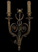 Wandkandelaar - Brons - Wandlamp van brons - H : 43 cm
