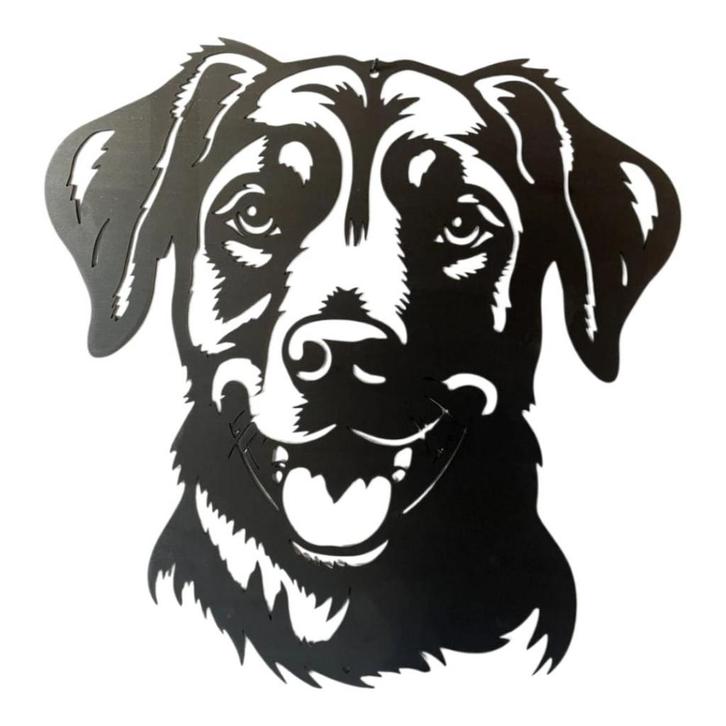 Metalen Beauceron Wanddecoratie van Cortenstaal – 346 x 313, Tuin en Terras, Tuinwanddecoratie, Verzenden