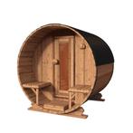 Red Knotty Cedar barrelsauna 180 cm, Ophalen of Verzenden, Nieuw