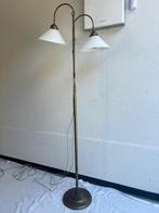 Staande lamp - Stijlvolle vintage vloerlamp met dubbele