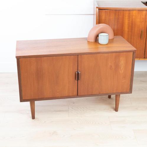 Dressoir | Teak | Vintage |  2346, Huis en Inrichting, Kasten | Dressoirs, 50 tot 100 cm, 25 tot 50 cm, Zo goed als nieuw, Teakhout