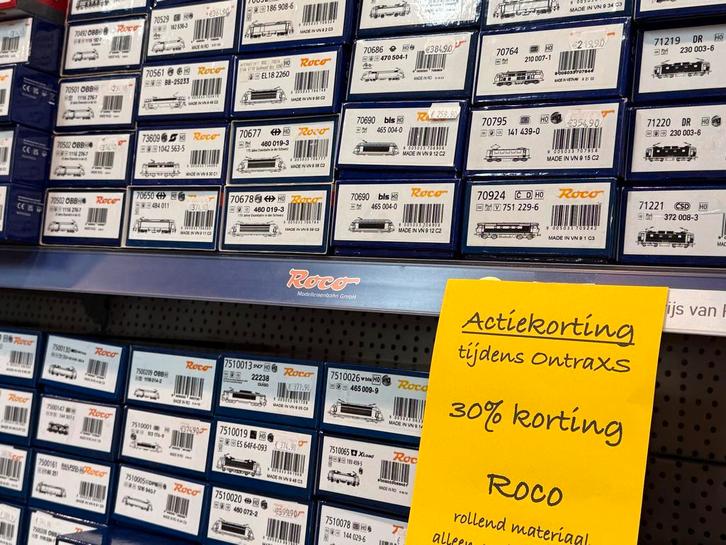 OntraXS korting in de winkel & online - zondag extra geopend, Hobby en Vrije tijd, Modeltreinen | H0, Nieuw, Ophalen of Verzenden