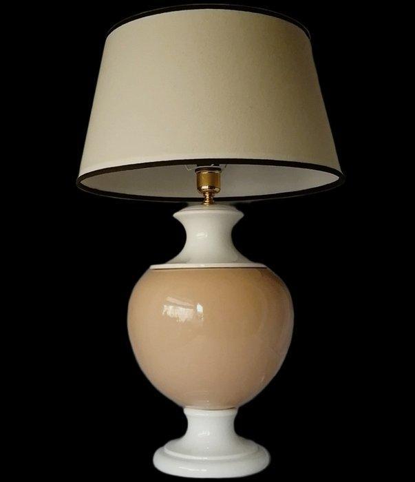Hoogwaardig XL lamp 72 cm met originele kostbare kap van, Antiek en Kunst, Curiosa en Brocante