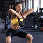 TRUUSK Kettlebell 12 KG Gietijzer - Neopreen Coating - Vloer, Verzenden, Nieuw