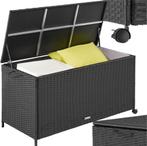 tectake® Wicker opbergbox - Outdoor kussenbox - Uitneembare, Huis en Inrichting, Verzenden, Zo goed als nieuw