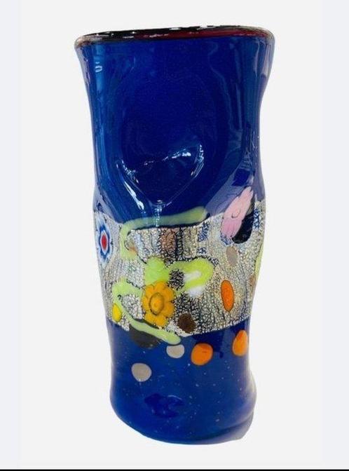 Coppia di vasi tributo a Kandinsky - Vaas - Muranoglas en, Antiek en Kunst, Antiek | Glas en Kristal