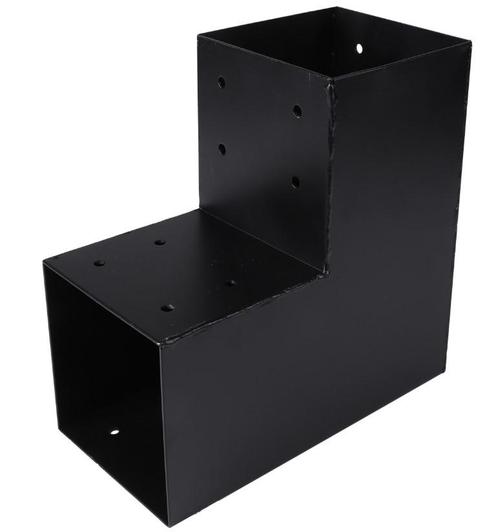 Starx paalverbinder hoekmodel 120x120 mm zwart, Doe-het-zelf en Verbouw, IJzerwaren en Bevestigingsmiddelen, Verzenden