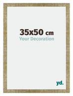 Fotolijst 35x50 cm - Goud Antiek - MDF - Mura, Huis en Inrichting, Woonaccessoires | Lijsten, Verzenden, Nieuw