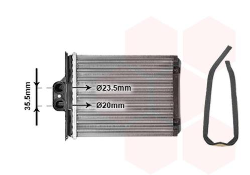 KACHEL RADIATEUR VOOR OPEL VECTRA B 1995-1998 02724982, Auto-onderdelen, Airco en Verwarming, Nieuw, Ophalen of Verzenden