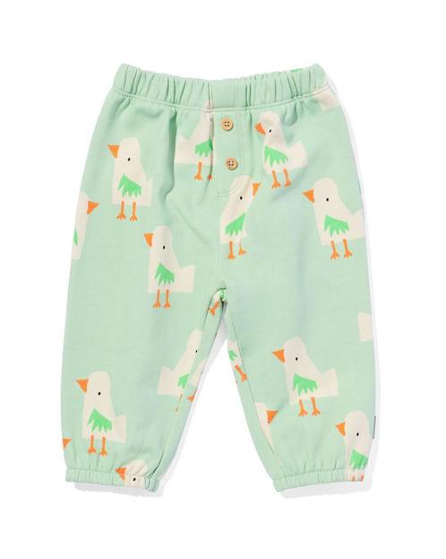 HEMA Newborn sweatbroek vogels groen, Kinderen en Baby's, Babykleding | Overige, Nieuw, Verzenden