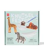HEMA Gips magneetset wilde dieren 6-delig, Verzenden, Nieuw