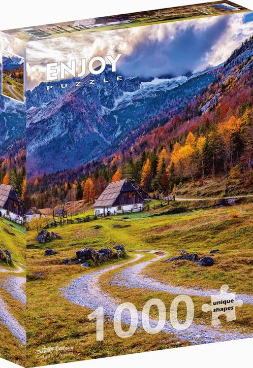 Cottage in the Mountains Puzzel (1000 stukjes) | Enjoy, Hobby en Vrije tijd, Denksport en Puzzels, Nieuw, Verzenden