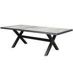 Nancy New Delhi dining tuinset 224x103x74,5 cm 7 delig, Ophalen of Verzenden, Nieuw