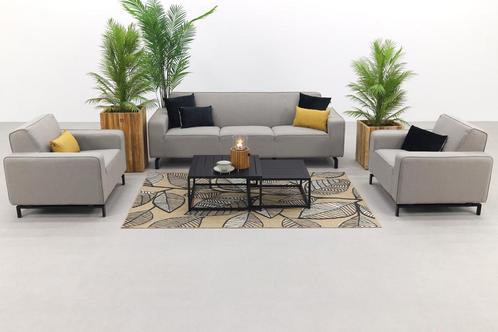 Boavista/Royalty stoel-bank loungeset - Nature Grey -, Tuin en Terras, Tuinsets en Loungesets, Loungeset, Nieuw, Overige materialen