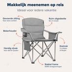 2dekans | TRVLMORE Campingstoelen - Opvouwbaar - 2 Stuks -, Ophalen of Verzenden, Zo goed als nieuw, Grijs