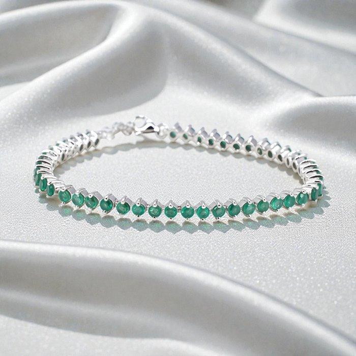 Zonder minimumprijs - Armband Verguld Smaragd - 18K goud, Sieraden, Tassen en Uiterlijk, Armbanden