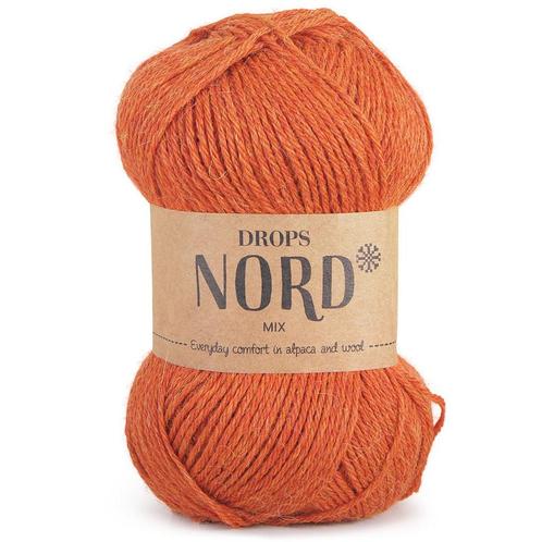 DROPS Nord Mix - 11 roest - Wol Garen, Hobby en Vrije tijd, Breien en Haken, Ophalen of Verzenden