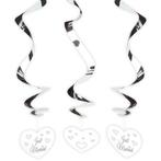 Just Married Hangdecoratie 70cm 3st, Verzenden, Nieuw