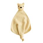 Teddy Tokki knuffeldoekje - 100% merinowol - licht geel, Nieuw
