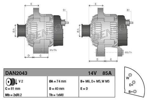 Dynamo / Alternator, Auto-onderdelen, Motor en Toebehoren, Nieuw, Ophalen of Verzenden