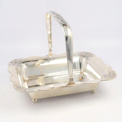 D.J. Aubert Fruitmand - Broodmand - .835 zilver, Antiek en Kunst, Antiek | Goud en Zilver
