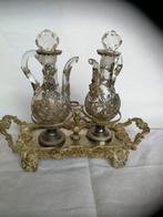 Onovertroffen paar flesjes - Verzilverd - 1850-1900