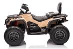 Can-Am Outlander BRP UTV Khaki, 2 seat, Quad, 12V14ah, 4WD, Kinderen en Baby's, Ophalen of Verzenden, Nieuw