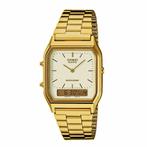Horloge Heren Casio EDGY COLLECTION - GOLD Goud Gouden, Verzenden, Nieuw
