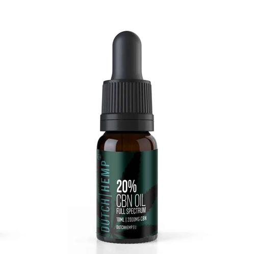 Dutch Hemp CBN olie full spectrum 20% 10 ml 2000 mg CBN, Sport en Fitness, Gezondheidsproducten en Wellness, Nieuw, Verzenden