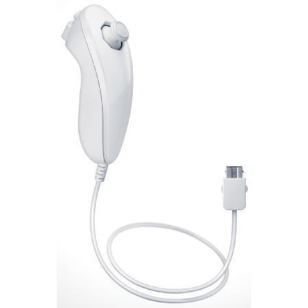 Nintendo Wii Nunchuk-Wit (Wii) Gebruikt, Spelcomputers en Games, Spelcomputers | Nintendo Consoles | Accessoires, Zo goed als nieuw