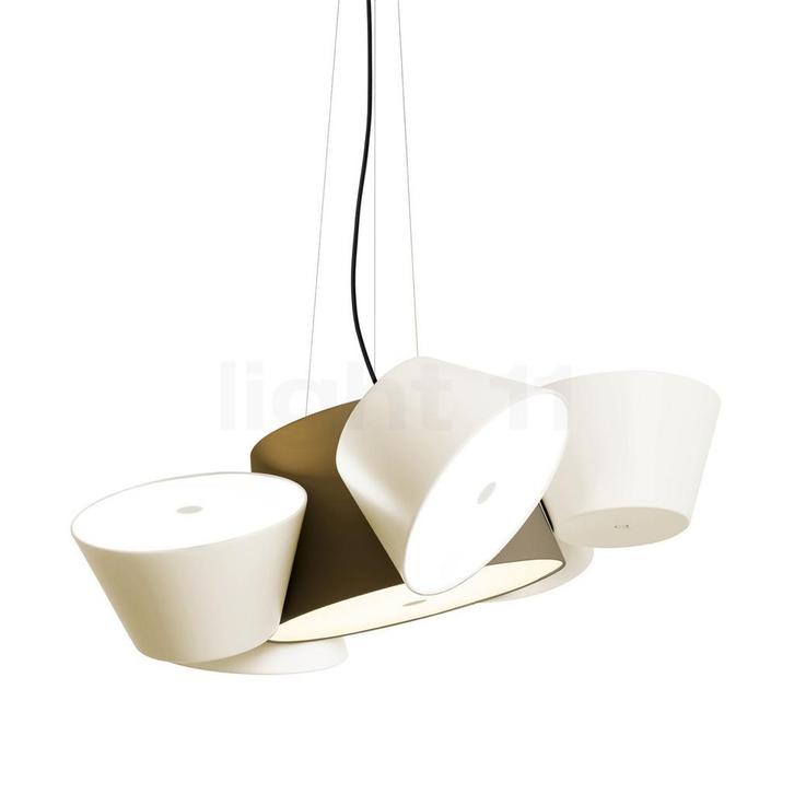 Marset Tam Tam 5 Hanglamp, kaki/wit (Hanglampen), Huis en Inrichting, Lampen | Hanglampen, Nieuw, Verzenden