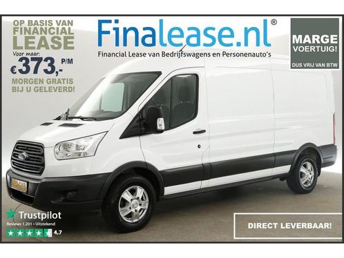 Ford Transit 310 2.0 TDCI L3H2 Marge Airco Cruise PDC €373pm, Auto's, Bestelauto's, Lease, Handgeschakeld, Diesel, Wit, Ford, Verzenden