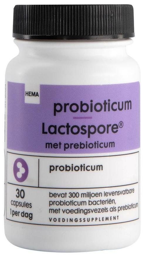 HEMA Probioticum Lactospore® - 30 stuks, Sport en Fitness, Gezondheidsproducten en Wellness, Nieuw, Verzenden
