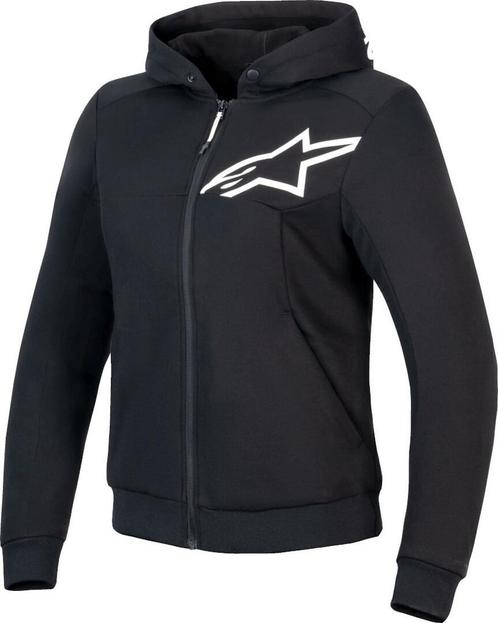 Alpinestars Stella Chrome V2 Sport Hoodie Zwart White, Motoren, Kleding | Motorkleding, Heren, Nieuw met kaartje, Overige typen