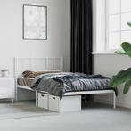 Wit Bedframe 90x200 | Gebruikt | 55% Korting, 90 cm, Eenpersoons, Wit, Nieuw