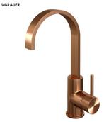 Brauer Copper Carving wastafelkraan hoog cascade - hendel 1, Ophalen of Verzenden, Nieuw