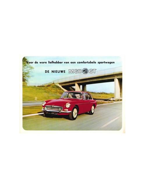 1965 MG MGB GT BROCHURE NEDERLANDS, Boeken, Auto's | Folders en Tijdschriften