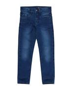 HEMA Kinder broek jogdenim skinny fit donkerblauw, Verzenden, Nieuw