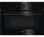 €799 AEG KMF768080B oven met magnetron inbouw zwart, Ophalen of Verzenden, Nieuw