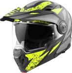 Bogotto FG-102 Safari Fiberglas Enduro Helm Zwart Grijs Geel, Motoren, XXL, Nieuw met kaartje, Overige merken, Heren