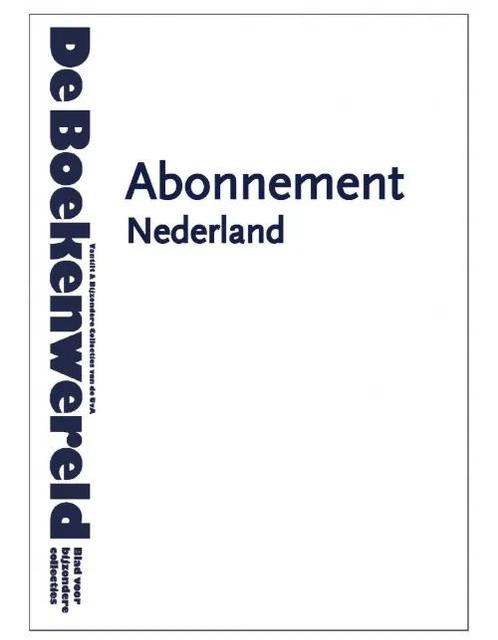 De Boekenwereld abonnement Persoonlijk abonnement 4 nummers, Boeken, Tijdschriften en Kranten, Wetenschap en Natuur, Nieuw, Verzenden