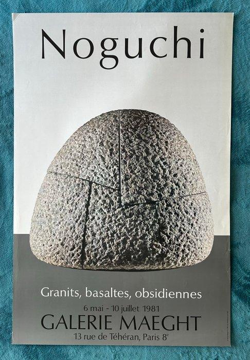 Isamu Noguchi - Original exhibition poster - Granits,, Antiek en Kunst, Kunst | Tekeningen en Foto's