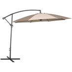Garden Impressions Athene zweefparasol Ø300 cm – taupe doek, Verzenden, Nieuw