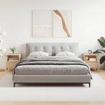 vidaXL Nachtkastjes 2 st 40x35x50 cm sonoma eikenkleurig, Huis en Inrichting, Slaapkamer | Nachtkastjes, Minder dan 45 cm, Verzenden