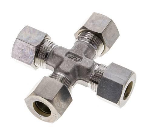 12L RVS Kruissok Knelfitting 315 Bar DIN 2353, Doe-het-zelf en Verbouw, Overige Doe-het-zelf en Verbouw, Nieuw, Verzenden